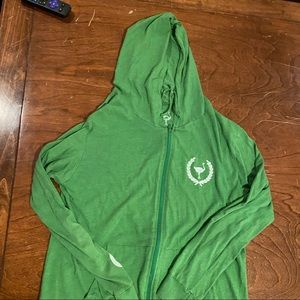 keep calm and move on green hoodie
